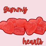 Bluey Valentine’s Heart Gift Box, Fruit Punch Flavored Gummy Hearts Inside, Individually Wrapped Pieces, 3.17 Ounces