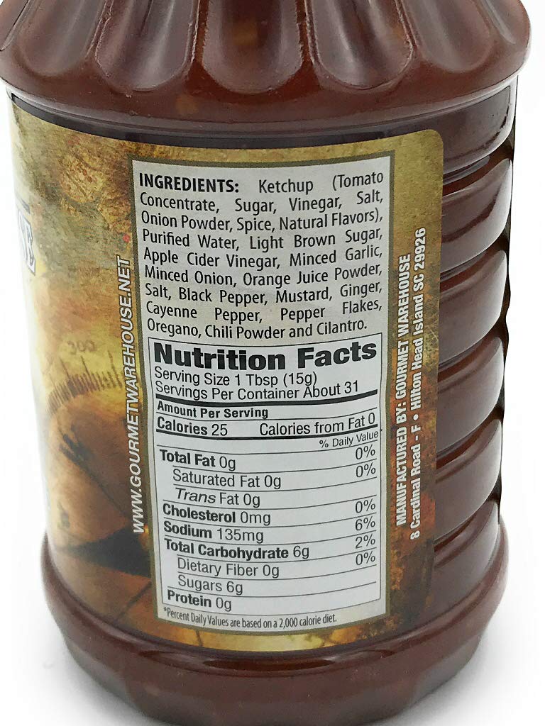 GOURMET WAREHOUSE Caribbean Bbq Sauce, 16 OZ