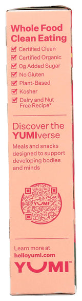 Yumi, Bars Toddler Strawberry Rhubarb Organic, 3.7 Ounce