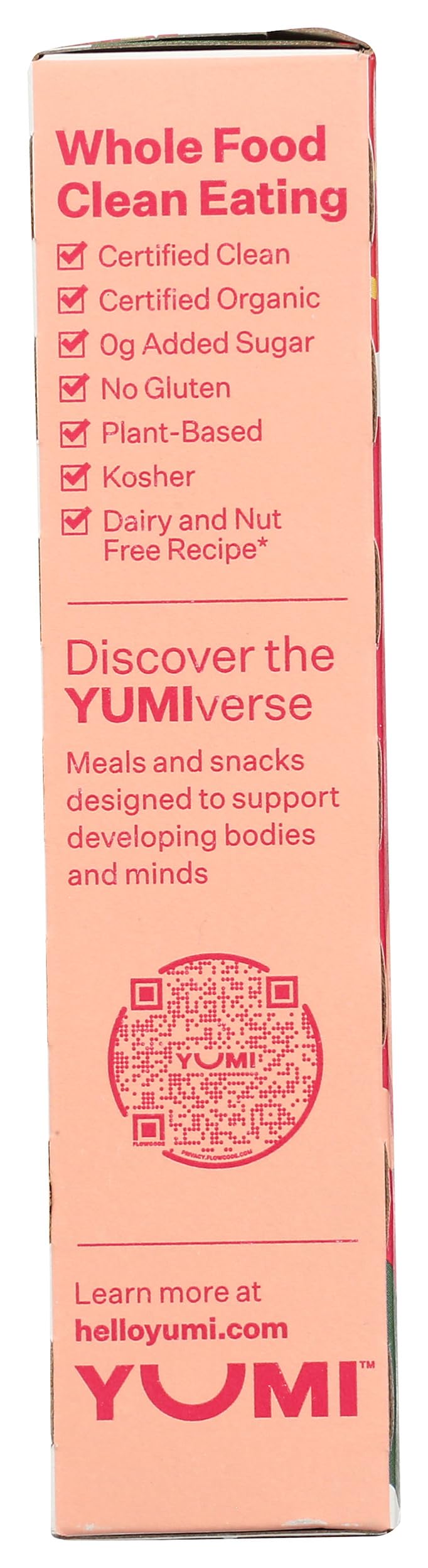 Yumi, Bars Toddler Strawberry Rhubarb Organic, 3.7 Ounce