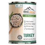 MOUNTAIN ESSENTIALS All Natural Canned Turkey 14.5 oz - 14g Protein per Serving (8 Servings per Can)- Fully Cooked, Ready to Eat Deli White Meat