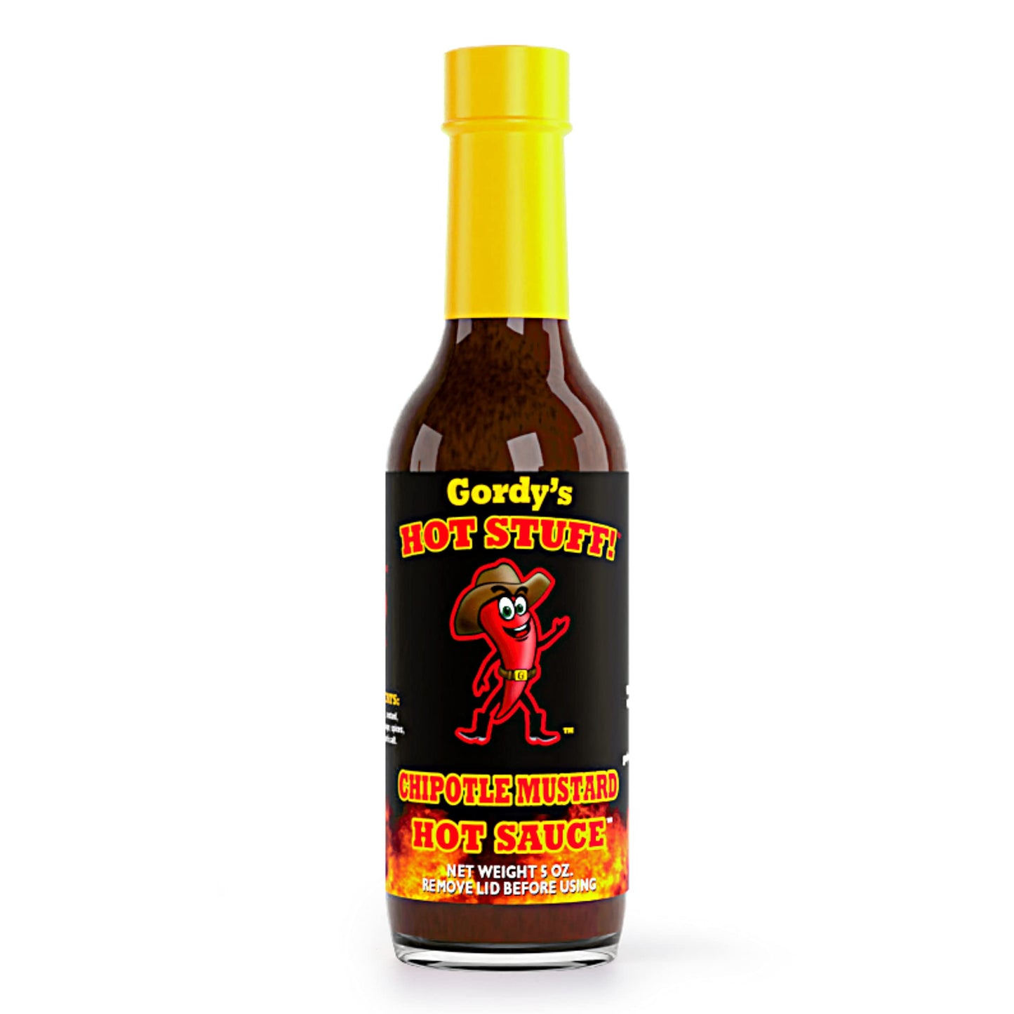 Gordy's Hot Stuff! Gourmet Hot Sauce - Made in Texas with Red Chili Peppers for a Rich and Complex Flavor - Handcrafted in Small Batches