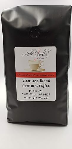 Viennese Blend, Ahh..Cupella Coffee Company, Premium Gourmet Ground Coffee, DRIP GRIND, 32oz bag