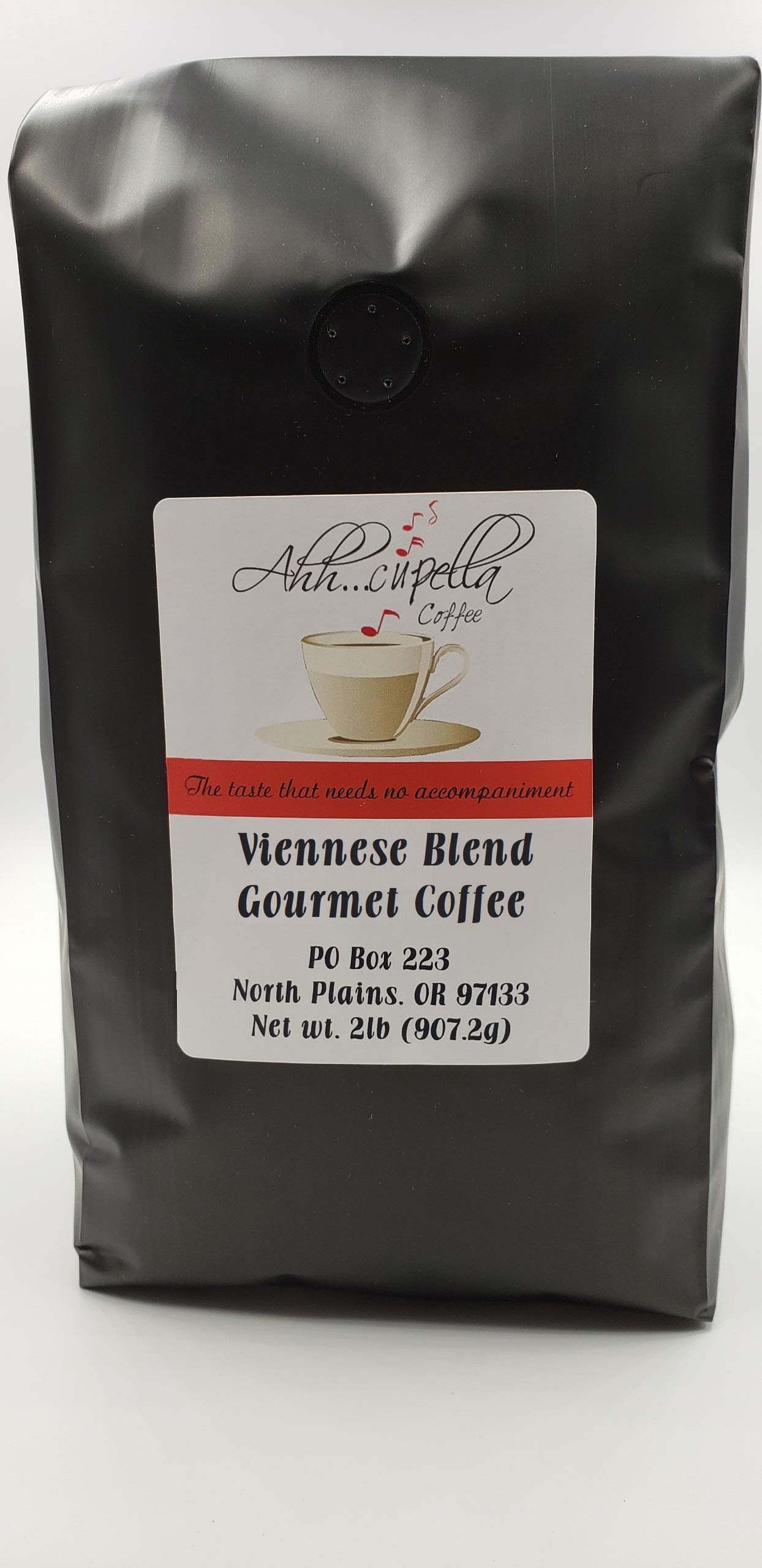 Viennese Blend, Ahh..Cupella Coffee Company, Premium Gourmet Ground Coffee, DRIP GRIND, 32oz bag