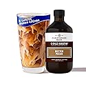Christopher Bean Hand Crafted Butter Pecan Flavored Coffee - Certified Kosher - Unsweetened Cold Brew & Iced Instant Coffee Distillate Liquid Java