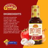 Country Bob's - Spicy Sweet BBQ Sauce - 18 oz (Pack of 1)