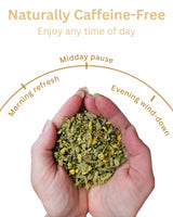 The Good Village Co. Good & Clear Loose Leaf Herbal Tea, Caffeine Free Botanical Blend with Peppermint Leaf, Chamomile Flowers, Marshmallow Root