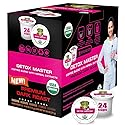 SOLLO Organic Detox Coffee Pods, Supports Diet & Metabolism with Herbal Extracts, Bold Dark Roast, Single Serve Pod, Compatible with Keurig K-Cup