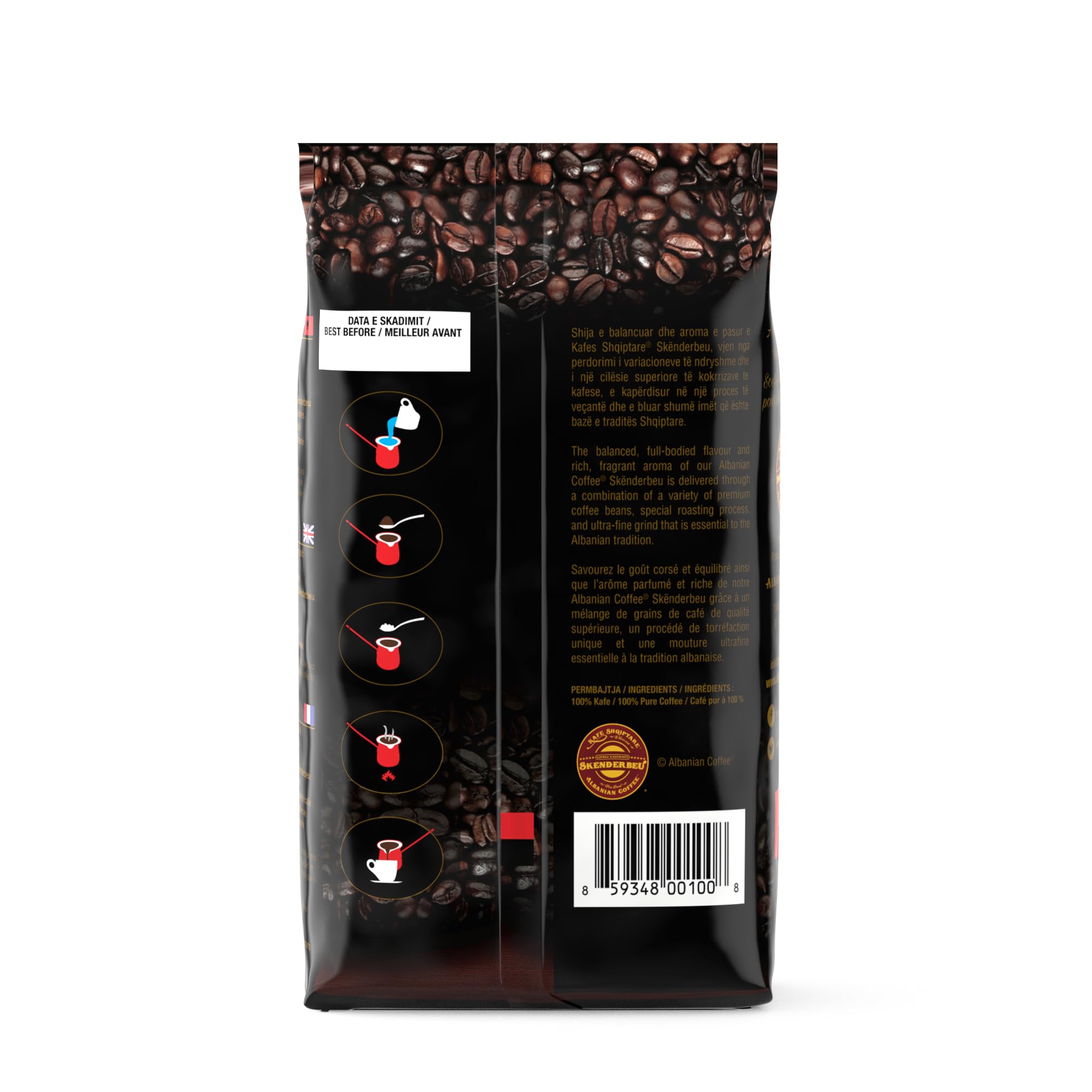 Albanian Coffee SKENDERBEU 8.8 Oz / 250 gr