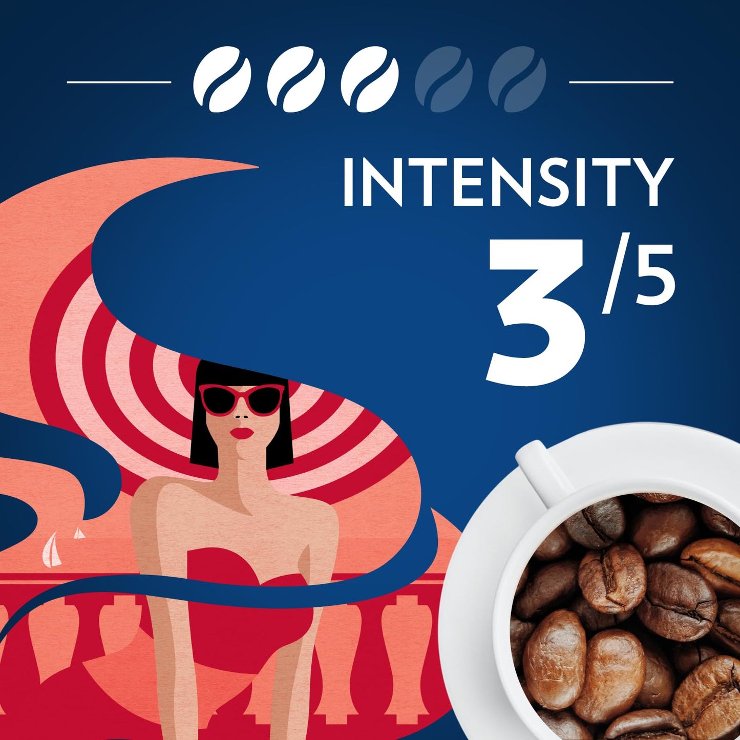 Lavazza Dolcevita Classico Whole Bean Coffee 12oz Bag, Medium Roast, Rich and Full-bodied, Intensity 3/5, Arabica and Robusta, Ideal for Drip Brewers