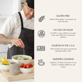 AM SIGNATURE SALT | Universal Cooking Signature Salt | All-Natural Seasoned Salt Blend of Gourmet Flake Kosher Salt, Herbs, Spices | Created by Chef