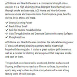 ACS Home & Hearth Cleaner - Biodegradable Citrus Spray for Glass, Grill, Stove - 22 Fl Oz