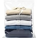 Extra Large Storage Bags - Zipper Seal, 3.1-mil Thick, Heavy Duty, 5 Gallon 18" x 24", Jumbo Plastic Bags for Clothes, Travel, Moving, Large Reusable