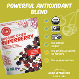 Made In Nature Organic Superberry Fruit Fusion, 10 Ounce (Pack of 1) - Fruit and Nut Trail Mix, Non-GMO, Unsulfured, Gluten Free