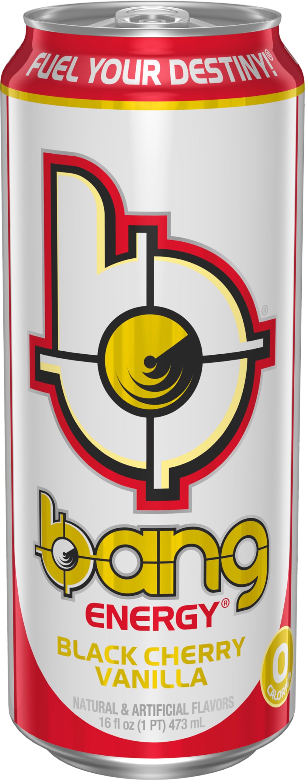 Bang Energy Black Cherry Vanilla, Sugar-Free Energy Drink, 16-Ounce