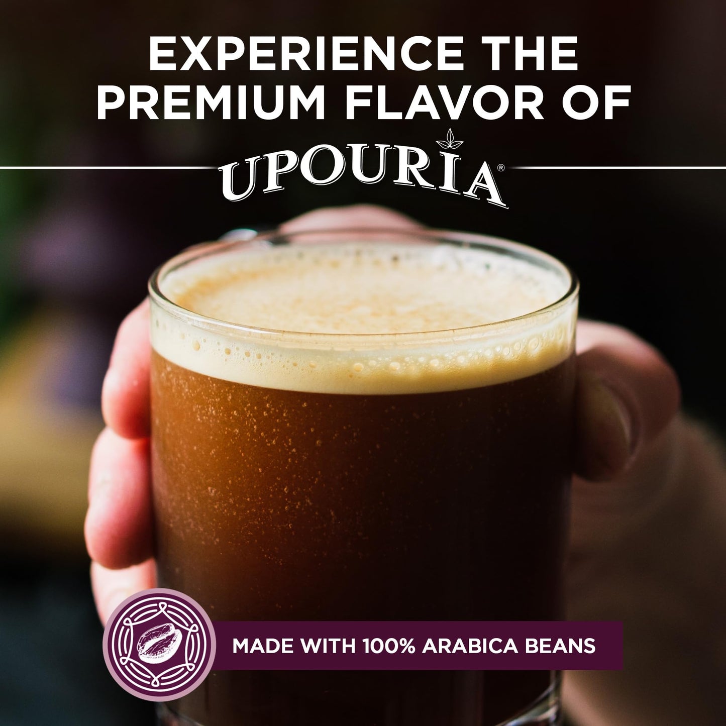 Upouria Cold Brew Coffee on Tap | Ready to Drink Cold Brewed Coffee | Drink Extracted from Premium Beans | 208mg Caffeine Content | Made from 100%