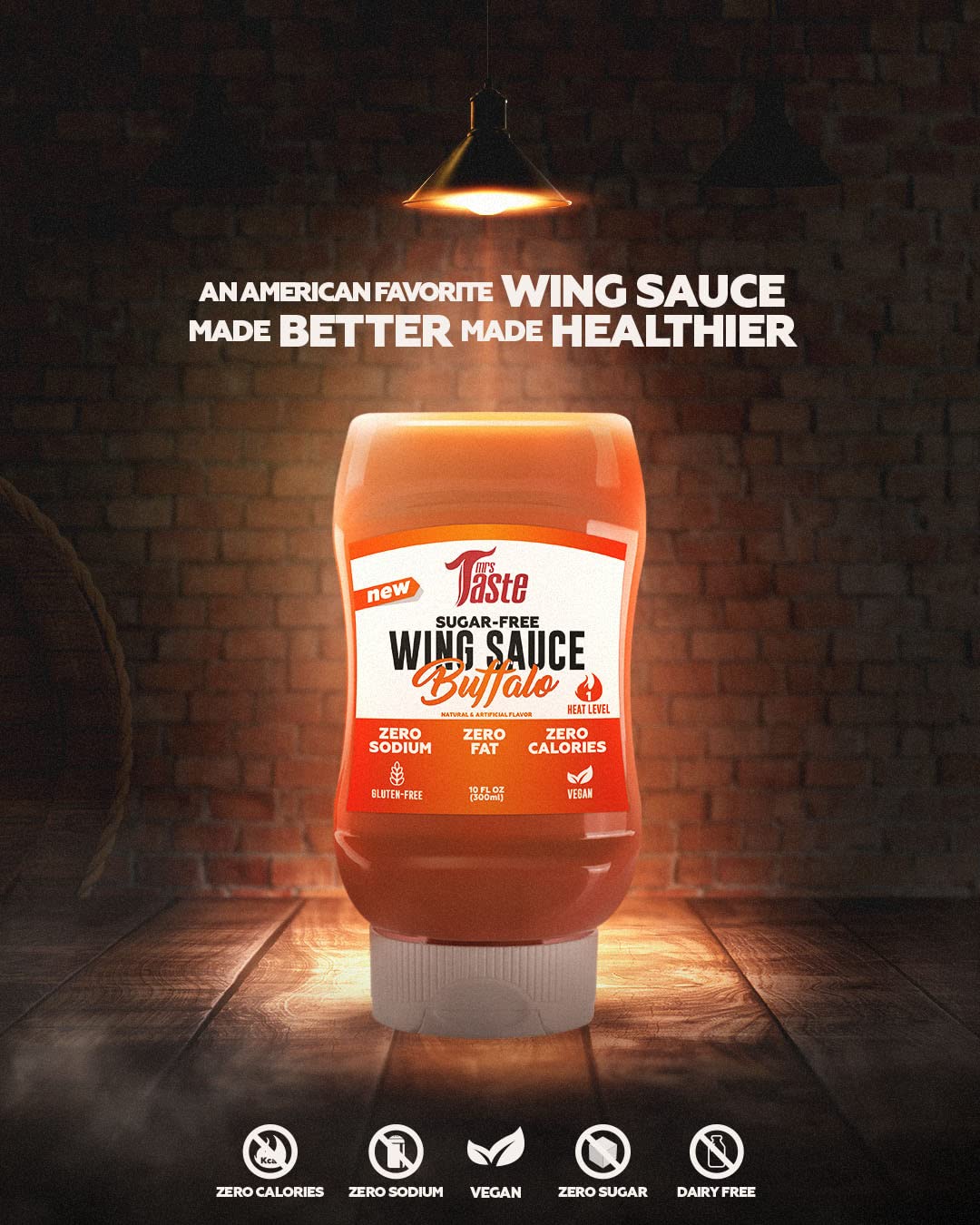 Mrs Taste Sugar Free Sauce, Zero Calories, Zero Sodium, Zero Sugar, High Fiber, Keto Friendly, Paleo Friendly, Low Calorie Option, Condiments