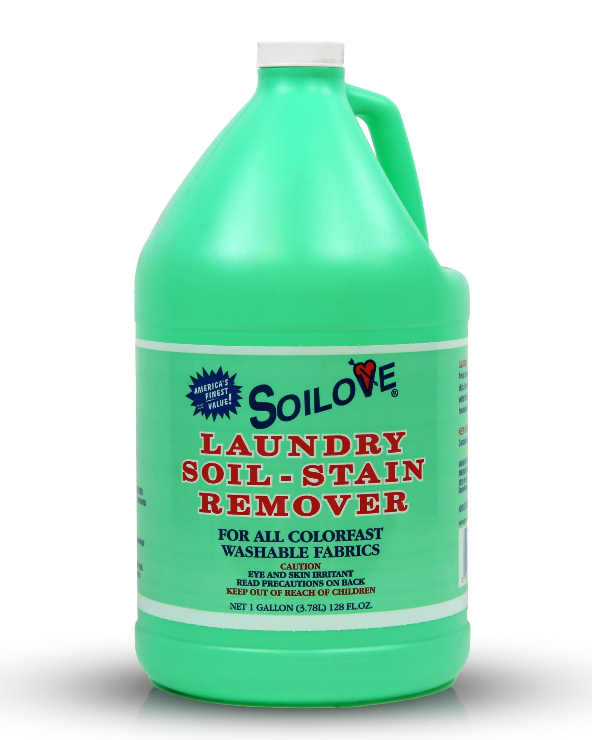 SOILOVE 22oz (1 pack) + Soilove 128oz (1 pack) Laundry Spot Remover for clothes- Powerful Triple-Acting formula Clings, Penetrates and Lifts everyday