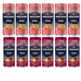 San Pellegrino Sparkling Water Variety Pack, 12 x 6.7 fl oz - 6 Pomegranate & 6 Prickly Pear, Refreshing Italian Carbonated Beverage