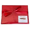 Fannie May Pixies, Milk Chocolate Covered Caramel with Pecans, Signature Heart Print Chocolate Candy Gift Box, 1 lb