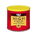 Hills Bros High Yield Ground Coffee, Medium Roast, 23 Oz. Can (Pack of 6) - Full-Bodied Rich Coffee Taste, Balanced for Optimum Caffeine