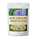 Raw Chicory Root Slices, 4.0oz(114g), 100% Natural Premium Quality Chicory Root, Caffeine Free, No Additives And No Preservatives