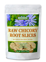 Raw Chicory Root Slices, 4.0oz(114g), 100% Natural Premium Quality Chicory Root, Caffeine Free, No Additives And No Preservatives