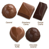 Elmer Chocolate Heart Shaped 9 oz Chocolate Rose Box - With Edible Rose - Perfect for Valentine's Day and Giving to that Special Someone