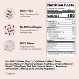 Pop & Bottle Vanilla Oat Milk Lattes - Cold Brew, Sustainably Sourced Marine Collagen, MCT Oil, Organic, Dairy Free, Gluten Free, Lightly Sweetened
