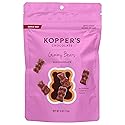Kopper's Chocolate Milk Chocolate Covered Gummy Bears - No Artificial Colors or Flavors - 4 Oz Pouch, 4 Ounce (Pack of 1)
