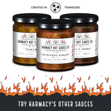 Buffalo Soldier - Grilled Pineapple Jerk Pepper Sauce by Harmacy Hot Sauce Co, 9oz, Small-Batch Artisan Spicy Sauce with Caribbean Flavor - Vegan