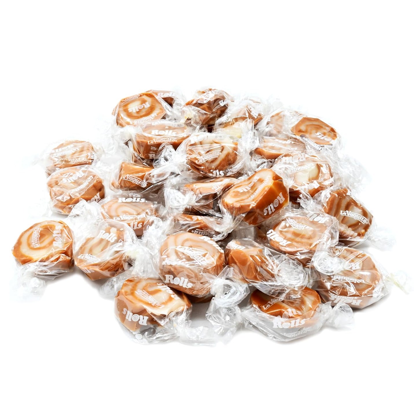 Candy Retailer Caramel Rolls Candy (1 Lb, Coconut)