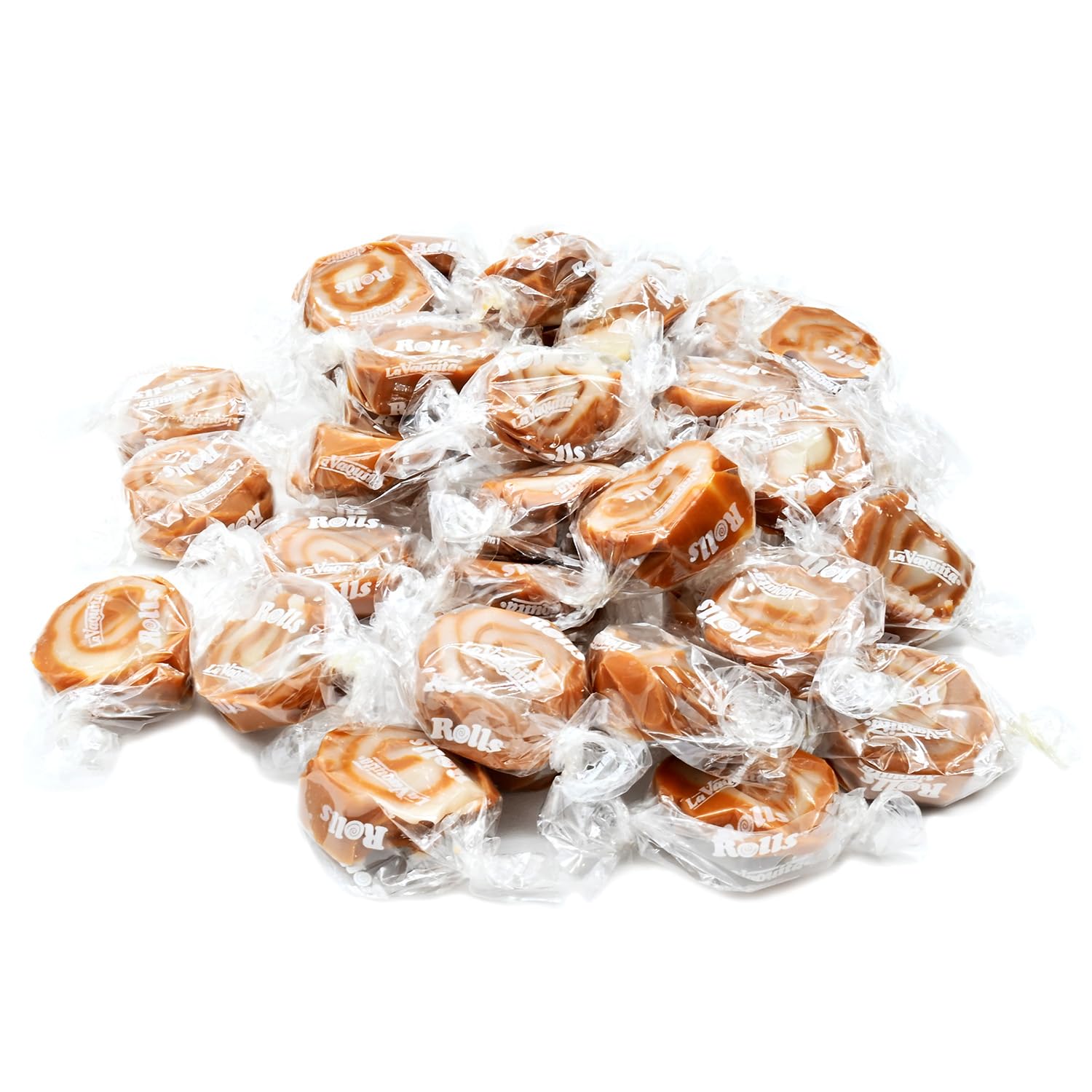 Candy Retailer Caramel Rolls Candy (1 Lb, Coconut)