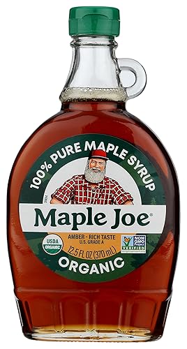 Maple Joe, Organic Amber Maple Syrup, 12 Fl Oz