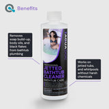 AquaDoc Jetted Bathtub Cleaner - Bathtub Jet Cleaner & Spa Cleaner Chemical - Fast Acting Jetted Tub Cleaner - Recommended Jet Tub Cleaner for Bathtub
