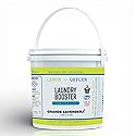 Grande Lavendera® Lemon Scented Oxygen Laundry Booster, Chlorine-Free Stain Remover Powder, Sanitizer for Bright Whites and Fresh Clothes - 4 lb