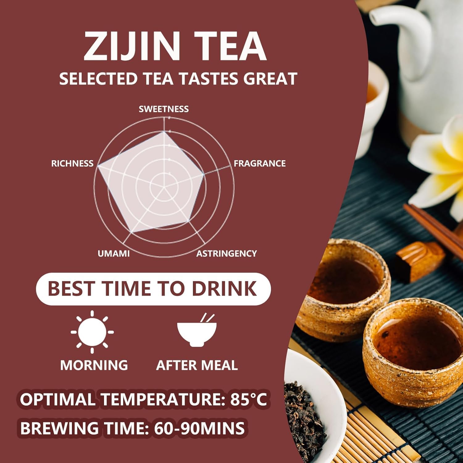 Premium High Mountain Loose Leaf Black Tea Natural Fragrance Healthy Chinese Tea 200g