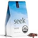 Seek Mold Free Coffee - Low Acid Coffee - Certified Organic Clean Coffee - Non-GMO 100% Arabica Whole Bean Coffee - Third Party Tested For Mycotoxins