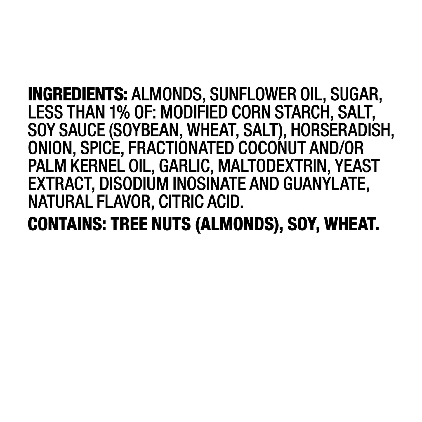 Blue Diamond Almonds, Bold Wasabi & Soy Sauce Flavored Snack Nuts, Bulk Bag, Pantry Staple, GMO-Free, Great for Parties, Lunch, Events, Holiday