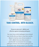 Clorox Healthcare Bleach Germicidal Cleaner Spray, 22 Ounces (68967)