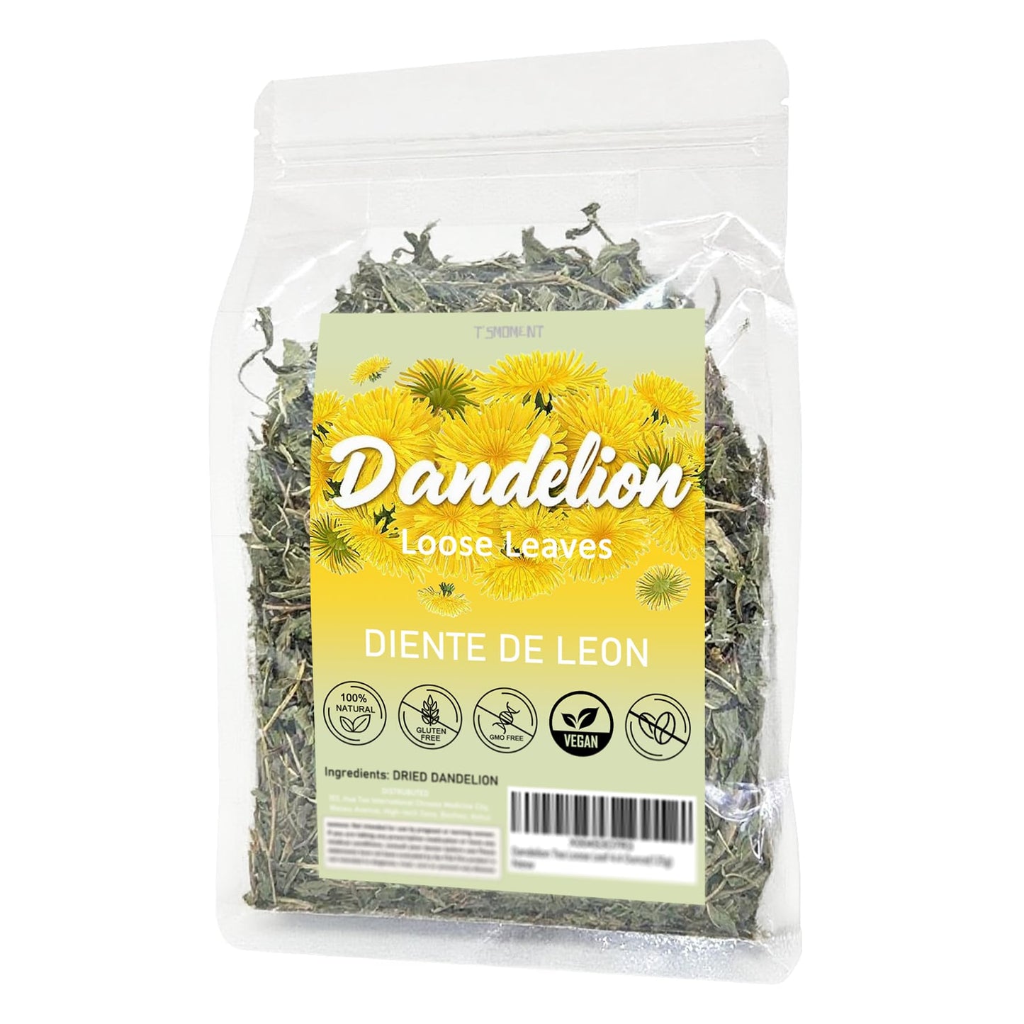 Dandelion Loose Leaf Root Tea 4.4 Ounce(125g), Diente de Leon Natural Herbal Tea for Kidney & Liver, Aid in Digestion, Raw, Caffeine-Free