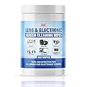 [150 Wipes] Lens & Electronic Screen Cleaning Wipes | Gentle, Lint-Free, Pre-Moistened Wipes for Eyeglasses, Camera Lenses, Phones, Laptops