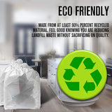 Ultrasac Trash Compactor Bags - (40 Pack with Ties) 18 Gallon for 15 inch Compactors - 25" x 35" Heavy Duty 2.5 MIL Garbage Disposal Bags Compatible