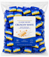 Crunchy White Chocolate Squares - 20 lb (Approx. 1100 pieces)
