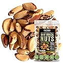 Premium Wild Harvested Raw Brazil Nuts, (8oz) - High Selenium, Batch Tested Peanut & Gluten Free, Non-GMO, Kosher, Resealable Bag