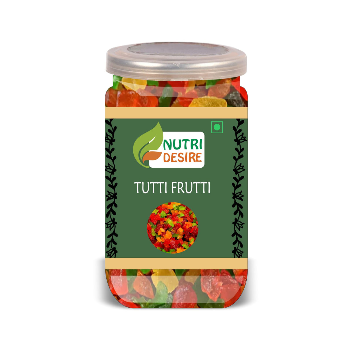NUTRI DESIRE Tutti Frutti 500 Gram Airtight Container