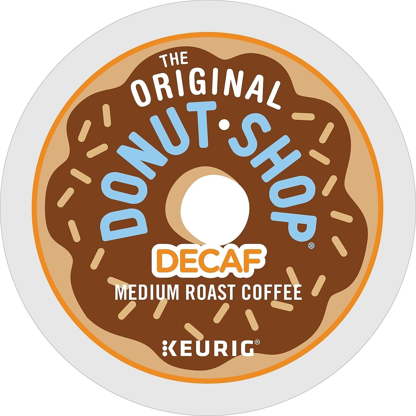 The Original Donut Shop Decaf Keurig Single-Serve K-Cup Pods, Medium Roast Decaffeinated Coffee, 24 Count (Pack of 1)
