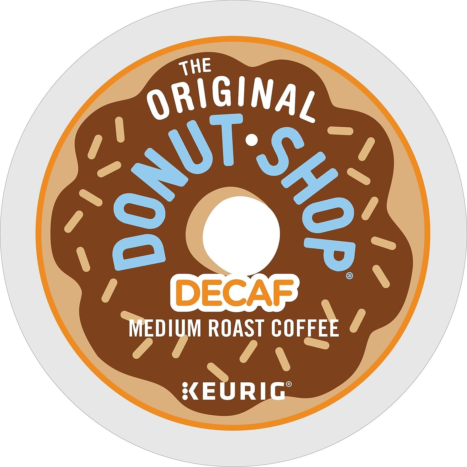 The Original Donut Shop Decaf Keurig Single-Serve K-Cup Pods, Medium Roast Decaffeinated Coffee, 24 Count (Pack of 1)