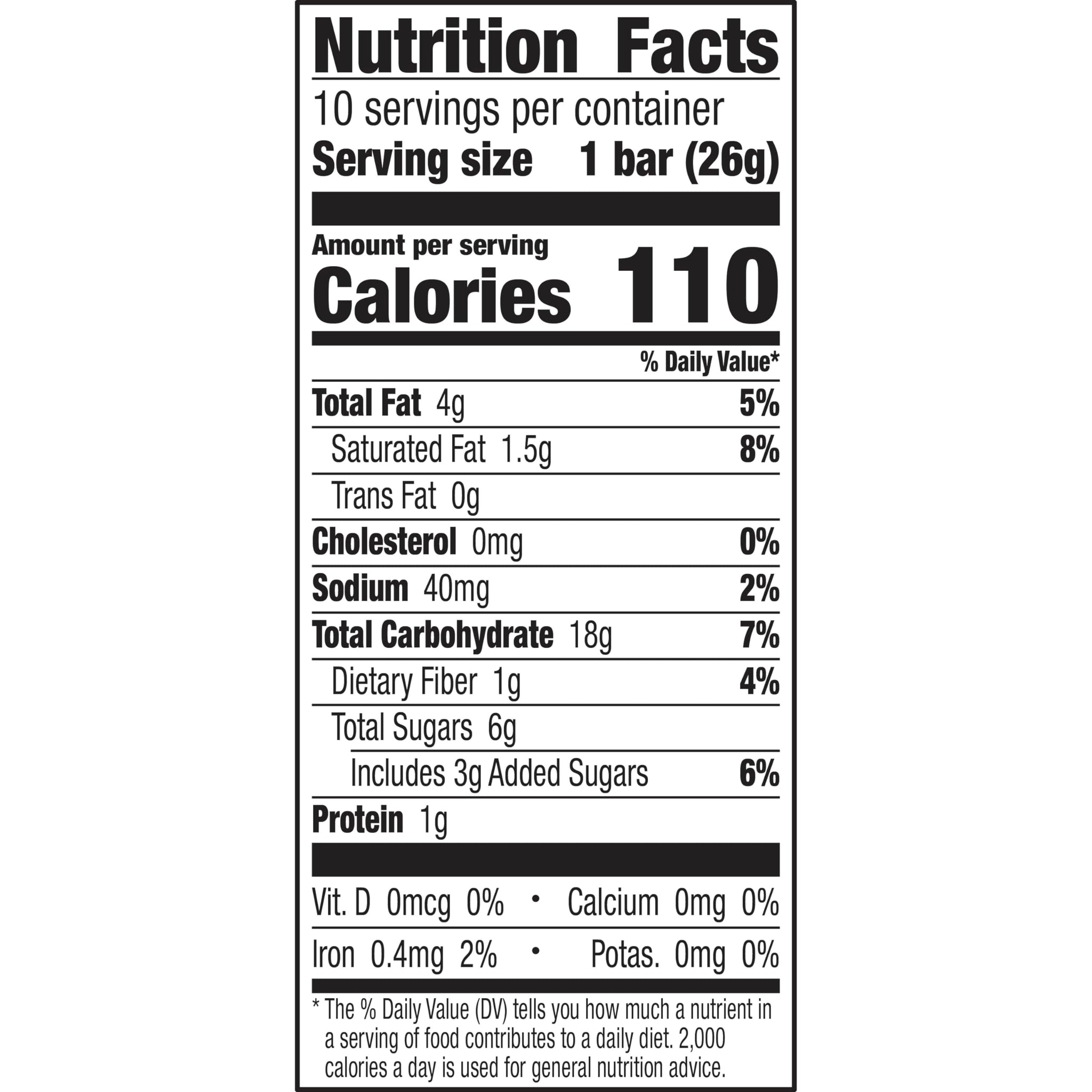 Annie's Organic Drizzle Granola Bars, Chocolate Chip, Value Pack, 10 Bars, 9.2 oz