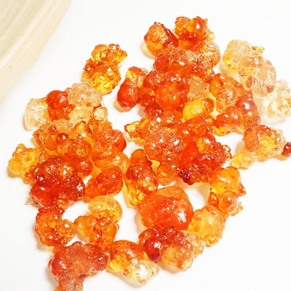 Peach Gum Peach Resin Dried Wild Dried Peach Gum Resin Tao Jiao Jelly Festive Party Supplies (250 Grams /0.55 lbs)